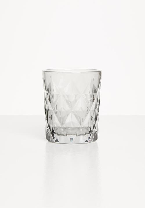 Excellent Houseware - Drinking glass set - ash