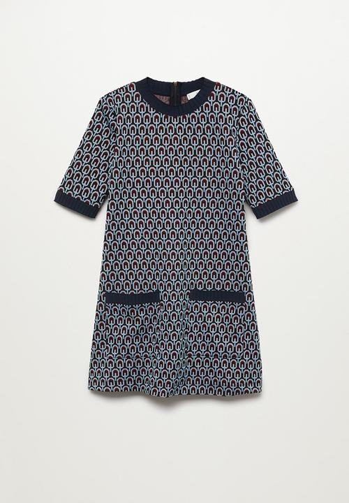 MANGO - Dress piera - navy