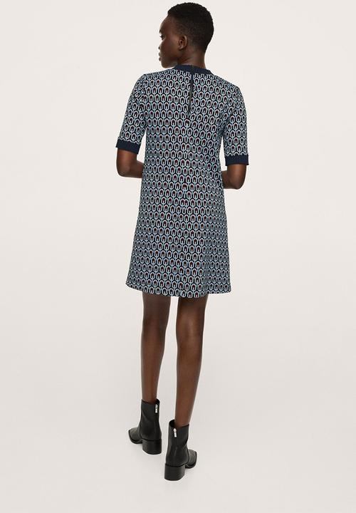 MANGO - Dress piera - navy