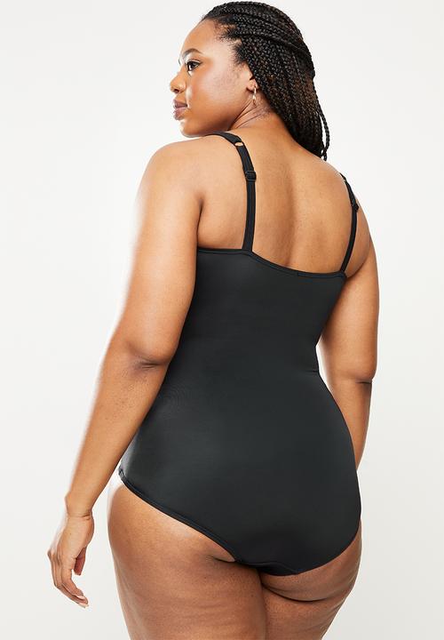 DORINA - Plus fiji onepiece - black