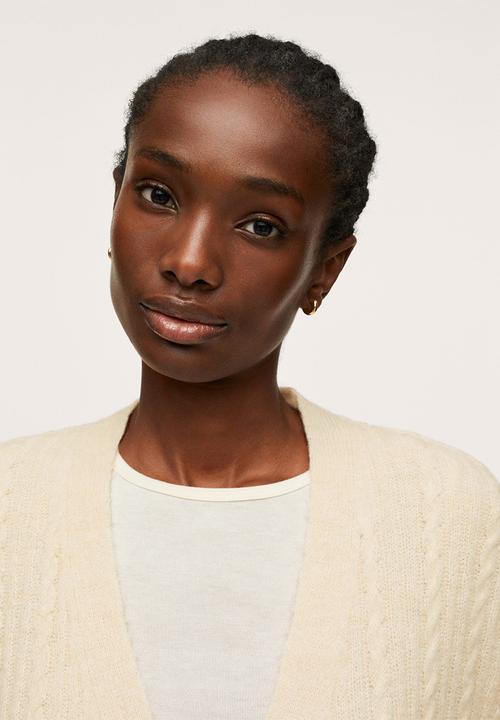 MANGO - Cardigan staring - light beige
