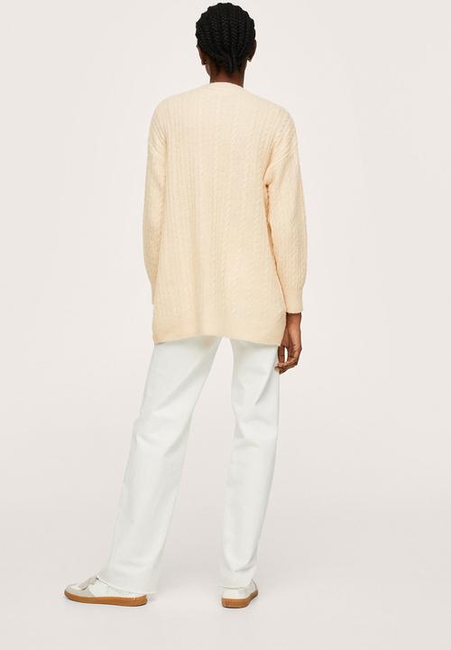 MANGO - Cardigan staring - light beige