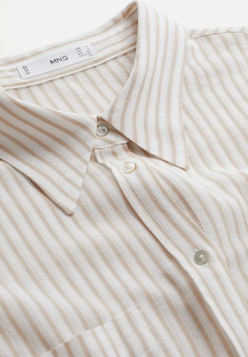 MANGO - Shirt abril - natural