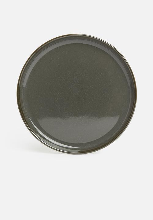 Omada - Flat stackable side plate - grey