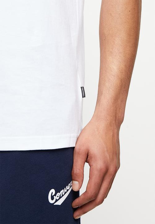Converse - Star chevron dribble tee - white