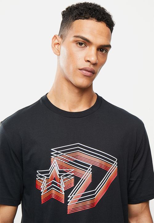 Converse - Star chevron dribble tee - black