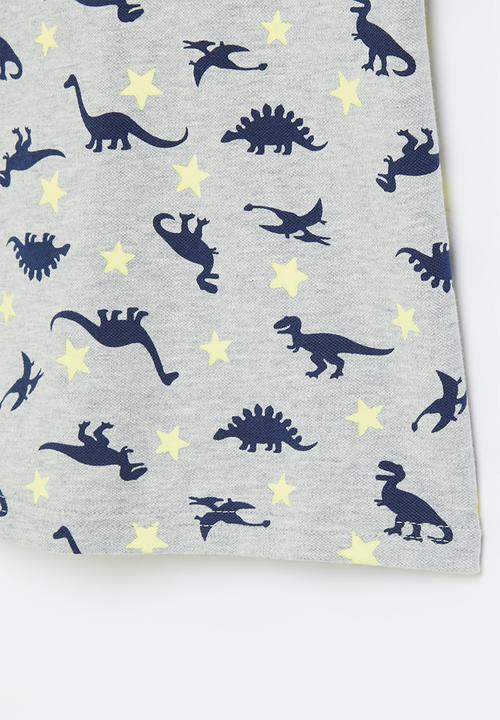 Pop Candy - Boys star golf tee - grey