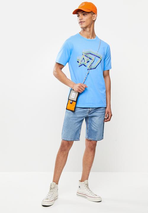 Converse - Star chevron dribble tee - blue