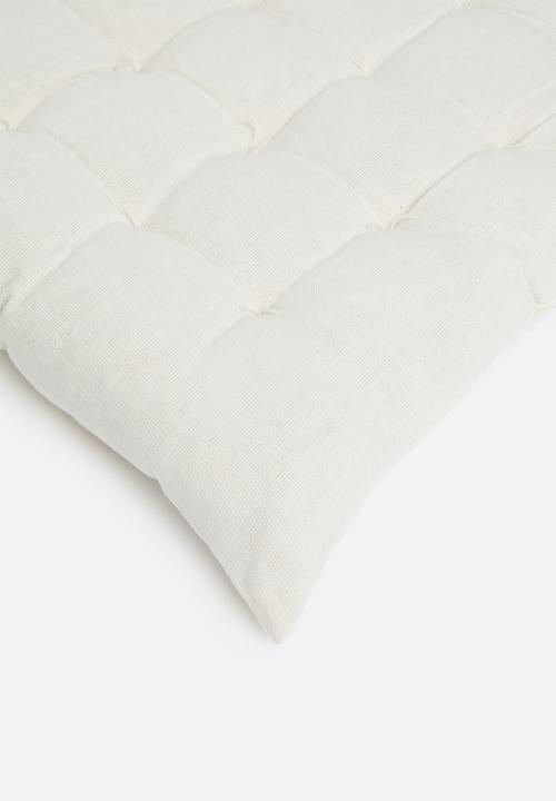 H&S - Chair pad set of 2 - white