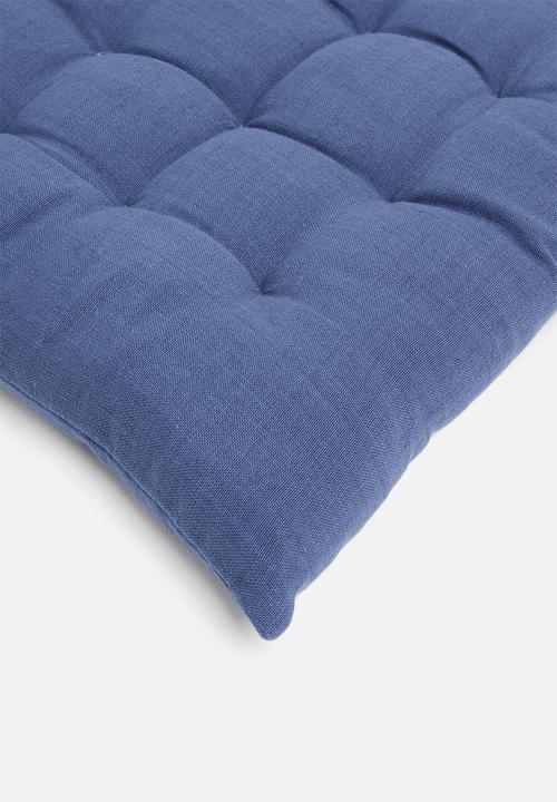 H&S - Chair pad set of 2 - navy