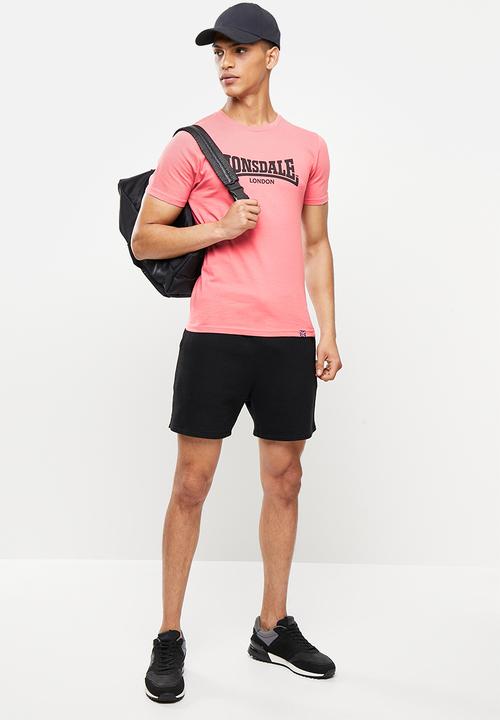Lonsdale - Lonsdale logo tee - pink