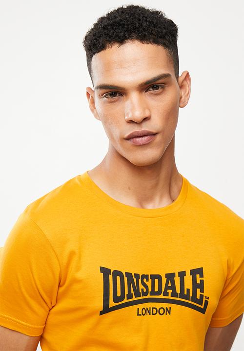 Lonsdale - Lonsdale logo tee - yellow