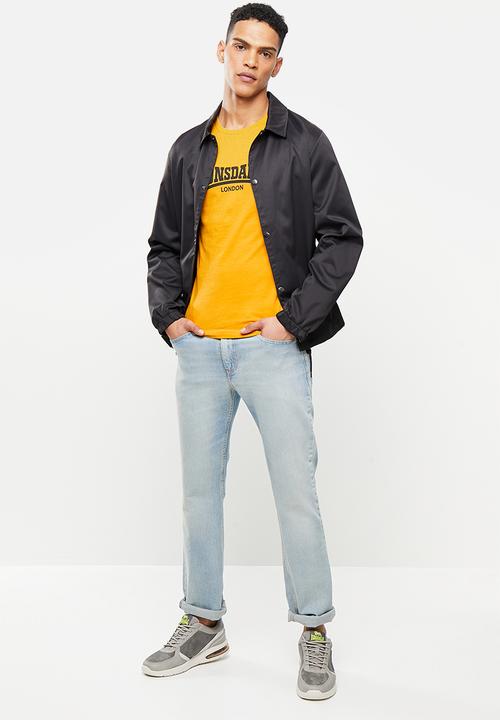 Lonsdale - Lonsdale logo tee - yellow