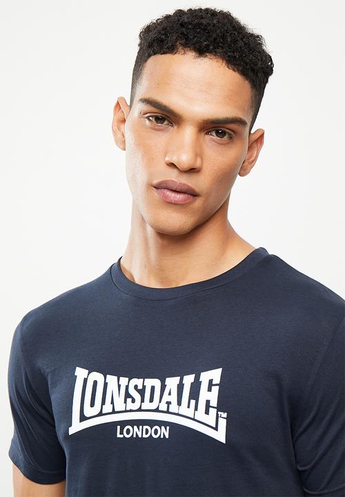 Lonsdale - Lonsdale logo tee - navy