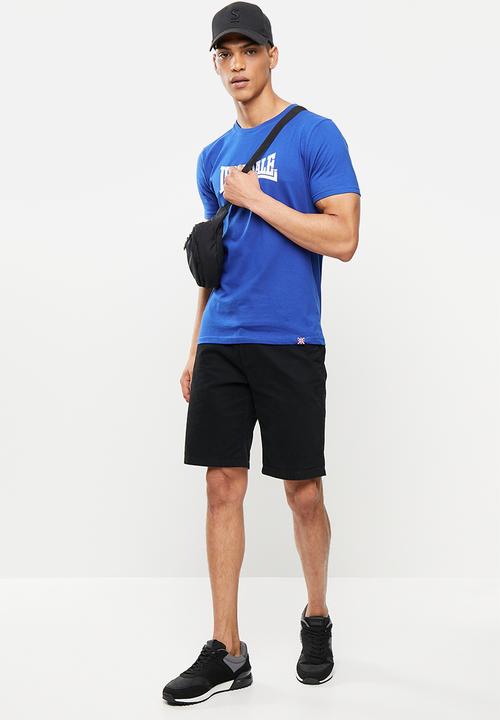 Lonsdale - Lonsdale logo tee - cobalt