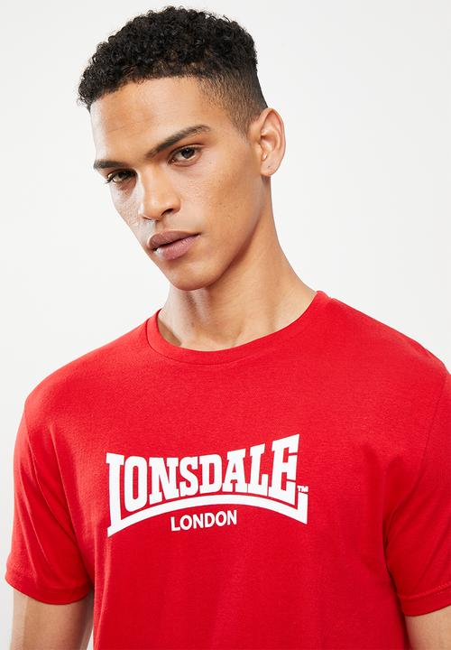 Lonsdale - Lonsdale logo tee - red