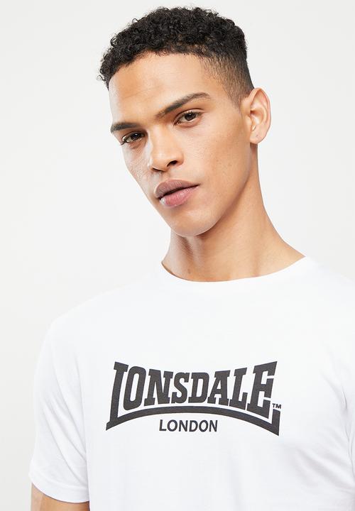 Lonsdale - Lonsdale logo tee - white