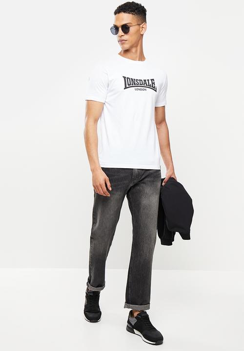 Lonsdale - Lonsdale logo tee - white