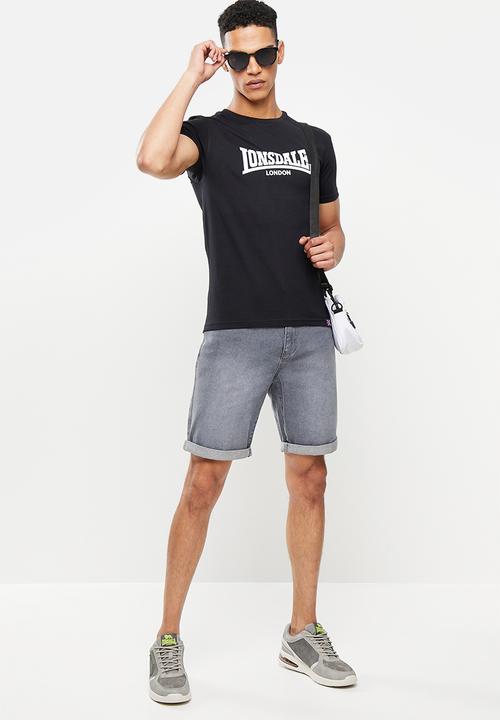 Lonsdale - Lonsdale logo tee - black
