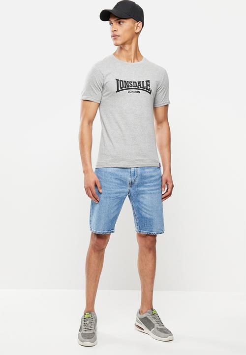 Lonsdale - Lonsdale logo tee - grey
