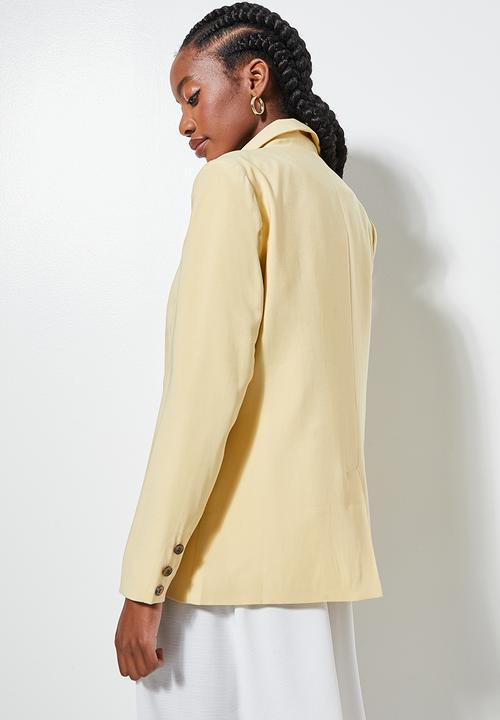 Superbalist - Longer length blazer - butter yellow