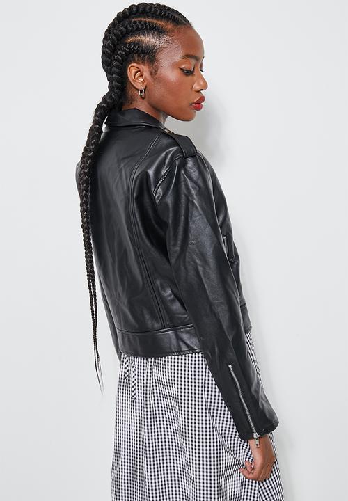 Superbalist - Biker jacket - black