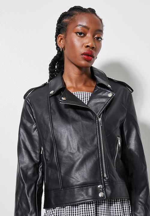 Superbalist - Biker jacket - black
