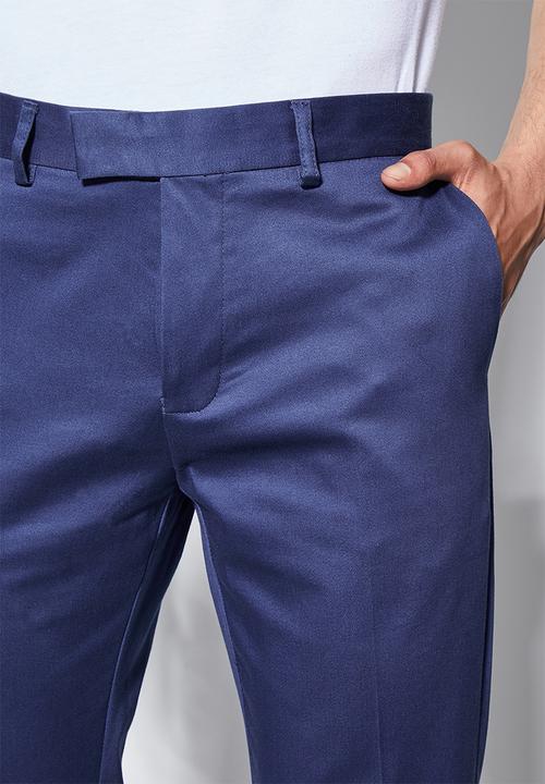 Superbalist - Fashion slim fit trouser - navy