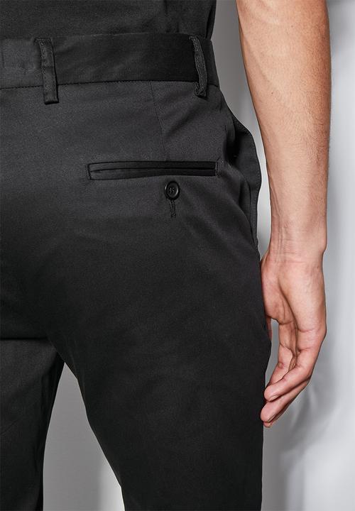 Superbalist - Fashion slim fit trouser - black