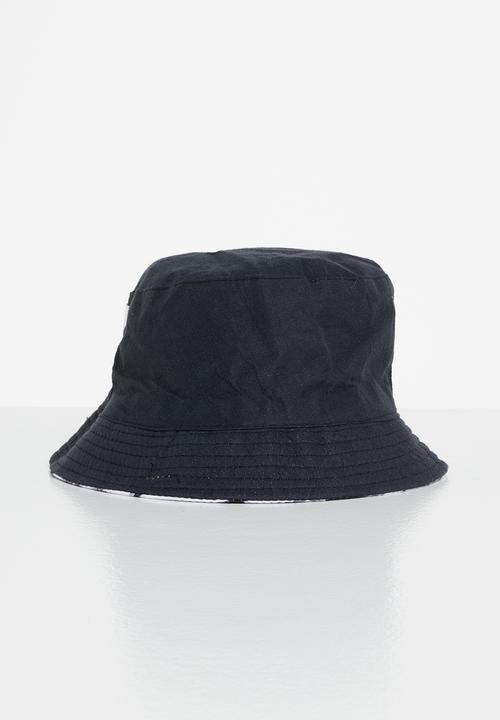 Pop Candy - Boys tie dye buket hat - black & white