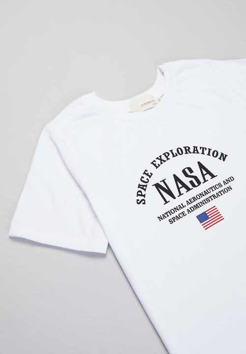 Superbalist Kids - Boys nasa tee & shorts set - white & black