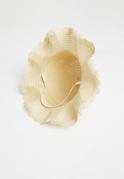 Pop Candy - Straw  hat & bag - brown
