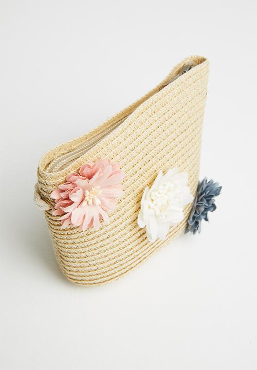 Pop Candy - Straw  hat & bag - brown