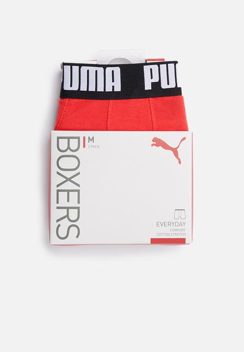 PUMA - Puma basic boxer  - red & black