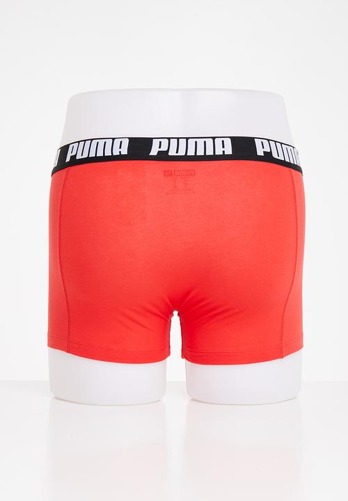 PUMA - Puma basic boxer  - red & black