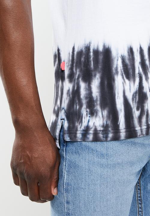 S.P.C.C - Basu regular fit stepped hem tee - optical white