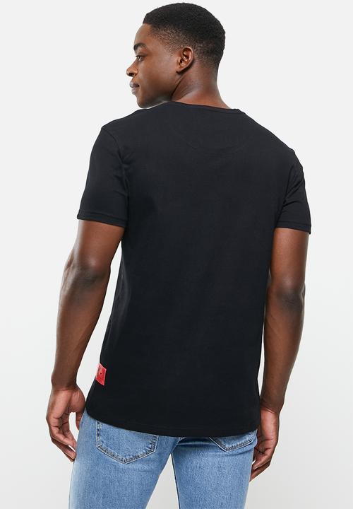 S.P.C.C - Levitt regular fit straight hem tee - black