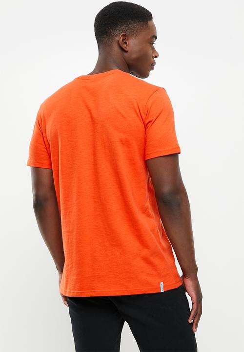 Holmes Bro's - Shield short sleeve tee - orange 