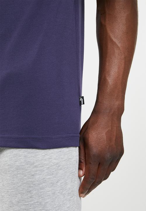 PUMA - Ess pique polo m - navy 