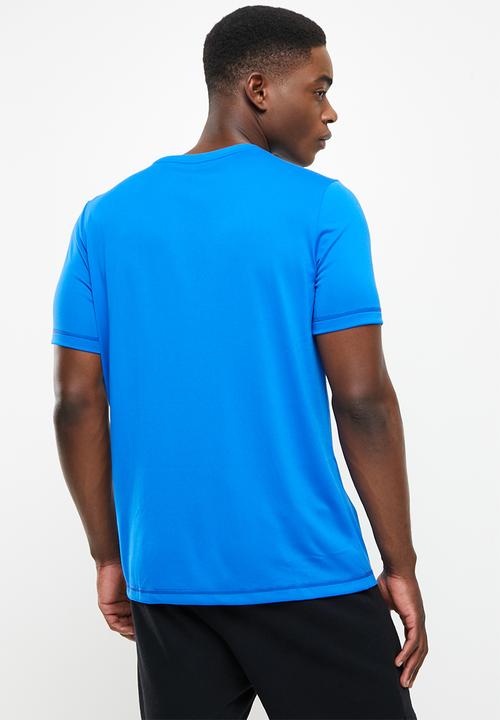 PUMA - Active big logo tee - blue 