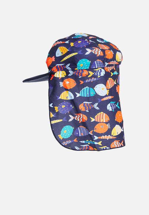 Pop Candy - Boys fishy swim hat - navy