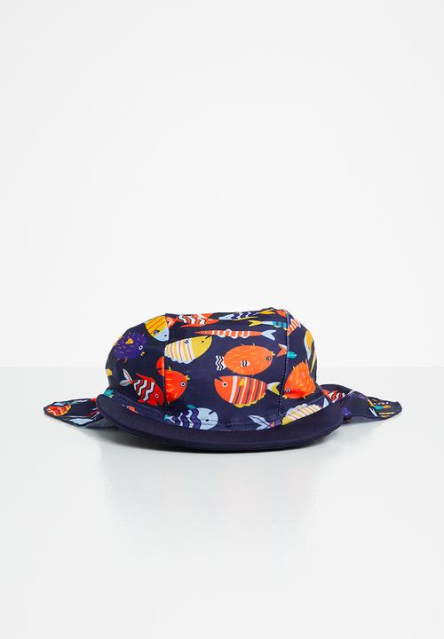 Pop Candy - Boys fishy swim hat - navy