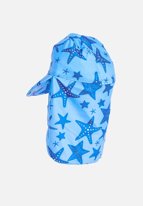 Pop Candy - Shell print swim hat - blue