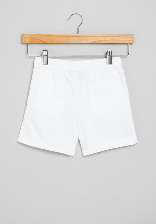 POLO - Girls audrey short - white