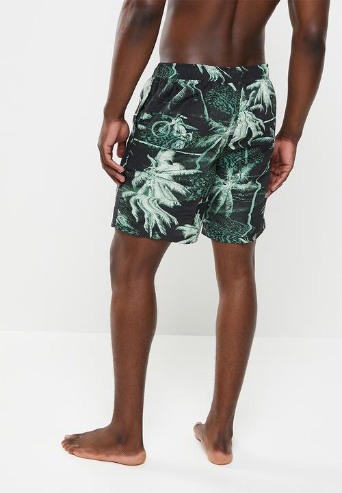 Fox - Bad trip boardshort 18 - black & green 