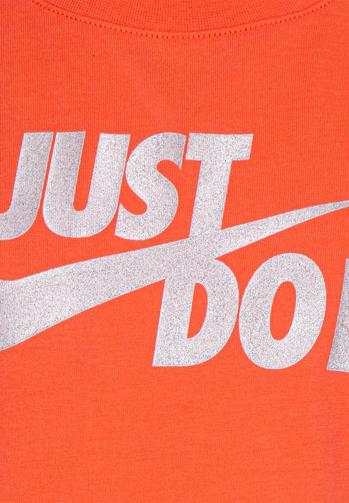 Nike - Nkg jdi swoosh split short sleeve tee - orange