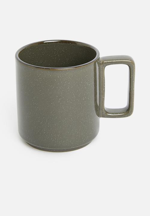Omada - Flat stackable mug - grey