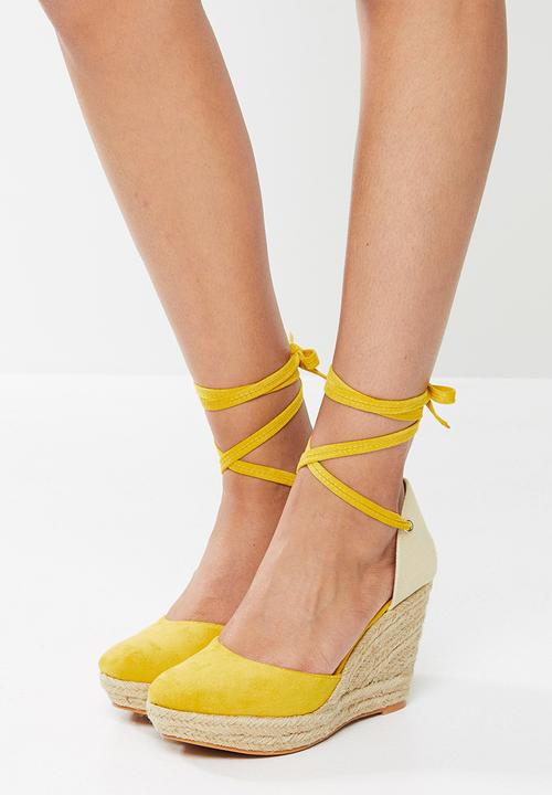 edit - Xena espadrille - yellow