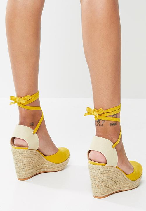 edit - Xena espadrille - yellow