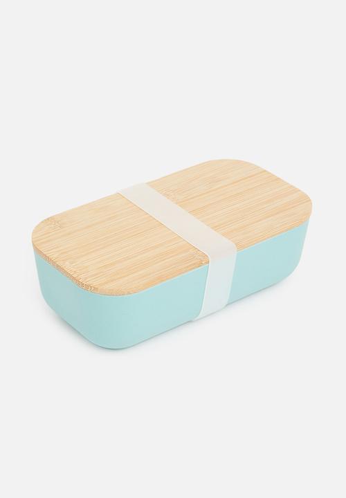 Excellent Houseware - Lunchbox bamboo - blue